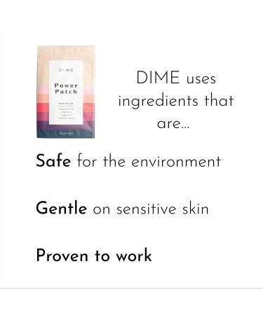 DIME Beauty Power Patch Acne Pimple Spot Treatment | Salicylic Acid, Vitamin A & Clove Oil | Vegan & Cruelty-Free | 48 Count - Buy Online on GoSupps.com