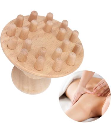 Wooden Mushroom Massager | Acupoint Massager for Muscle Relief | Ideal for Neck & Waist | Perfect for Men & Women - Shop Internationally! - Buy Online on GoSupps.com