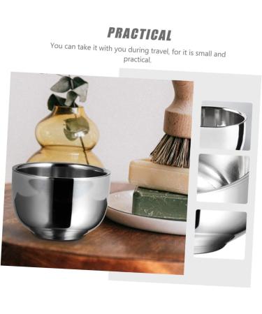 Doitool Stainless Steel Key Bowl for Shaving Foam | Ceramic Beard Grooming Tool - Men s Essentials - Buy Online on GoSupps.com