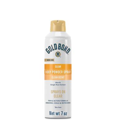 Gold Bond Clear & Men's Body Powder Sprays 7 oz Absorb Odor & Wetness Cooling Sensation Spray + Powder Spray 7 oz. - Buy Online on GoSupps.com