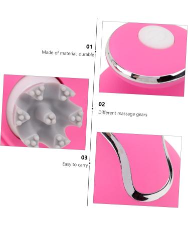 PLAFOPE Head Massager - Scalp Massager Brush for Ultimate Relaxation | 13.9x10.3cm Pink - International Shipping Available - Buy Online on GoSupps.com