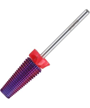 PANA Nail Carbide 5 in 1 Bit - Two Way Rotate use for Both Left and Right Handed - Fast remove Acrylic or Hard Gel - 3/32" Shank - Manicure Nail Art Drill Machine (Fine - F Purple) Fine - F Purple - Buy Online on GoSupps.com