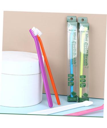 FOMIYES 6pcs Dog Toothbrush and Toothpaste Dogs Toothbrush Small Dog Toothbrush Puppy Pet Portable - Buy Online on GoSupps.com