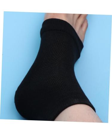 POPETPOP 2 Pairs Heel Protector Socks Back Foot Sleeve Heel Sleeves for Cracked Heels Heel Moisturizing Socks Silicone Heel Ankle Sleeve moisturising Heel Sock Breathable Miss Stockings - Buy Online on GoSupps.com