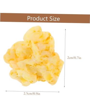 TEHAUX 40 Pcs Artificial Popcorn Resin Candy Material White - Buy Online on GoSupps.com