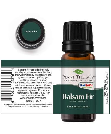 Plant Therapy Balsam Fir Essential Oil 10 mL - 100% Pure Therapeutic Grade - 0.34 Fl Oz - Buy Online on GoSupps.com