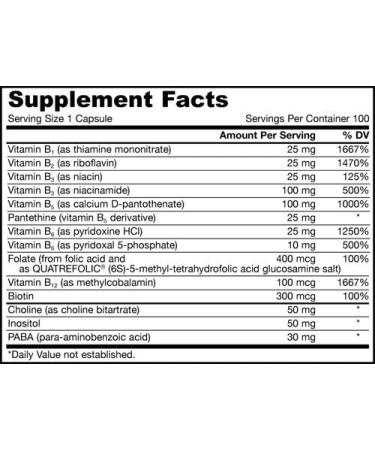 Jarrow Formulas B-Right B-Complex Formula | 100 Servings | Energy & Metabolism Support | Brain, Heart & Cardio Health - Buy Online on GoSupps.com