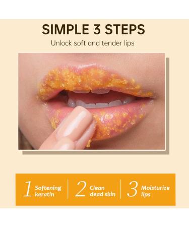 Lemon Turmeric Lip Scrub for Lightening Lips Aloe Vera Exfoliating Scrub Sugar Lip Scrub and Treatment Natural Turmeric Lip Scrub for Dry Chapped Lips Reduces - Buy Online on GoSupps.com