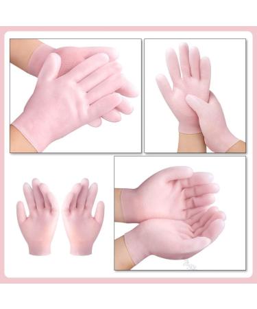 ABOOFAN 2 Pairs Moisturizing Gloves Dry Hand Womens Heels Closed Toe Cosmetic Hand Gloves Heels for Women Gloves Socks Inspection Gloves Spa Sebs Short Boots Girl Brighten Skin Colour - Buy Online on GoSupps.com