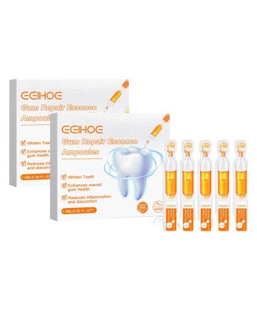 2 Box Gum Repair Treatment Ampoules Gum Repair Essence Ampoules Teeth Whitening Serum Gum Instant Treatment Gel For Removing Tartar Teeth Repair Protect Gums