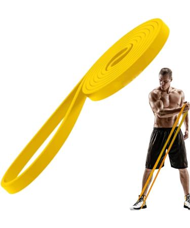 Fovolat Workout Bands Resistance Pull Up Bands | Elastic Bands Stretching Bands for Upper Lower Body Exercise Strength Training Yellow - Buy Online on GoSupps.com