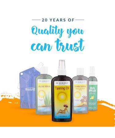 Dr. Mercola Tanning Oil 8 fl oz - Natural Sun Protection & Hydration - Buy Online on GoSupps.com