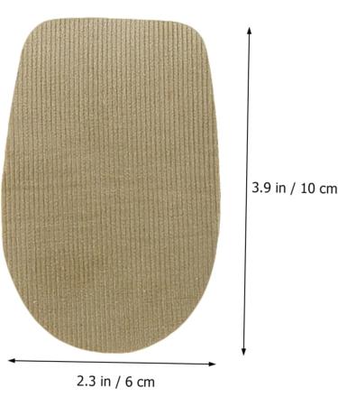 FOMIYES Height Increasing Insoles - 6 Pairs Latex High Heel Inserts for Men & Women | Boost Your Height Comfortably - Buy Online on GoSupps.com