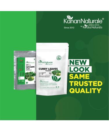 Curry Leaves Powder (Murraya koenigii) 100gm - 100% Pure & Natural Hair Growth Booster | Reduce Hair Loss & Moisturize Scalp - Buy Online on GoSupps.com