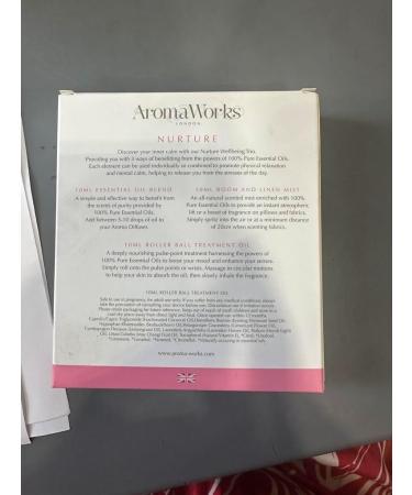 AromaWorks Nurture Wellbeing Trio Gift Set - 10 ml | Pure Essential Oils of May Chang & Sandalwood | Relaxing Ambience & Sensual Fragrance | Shop Internationally - Buy Online on GoSupps.com