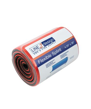 LINE2design Lightweight Aluminum Rolled Splint - Flexible & Molded 36 Medical First Aid Supplies - Orange - Buy Online on GoSupps.com