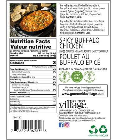 Gourmet du Village Dip Spicy Buffalo Chicken Recipe Box - Buy Online on GoSupps.com