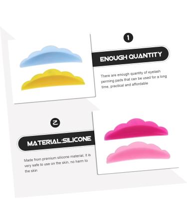IWOWHERO 40 Pairs Eyelash Silicone Gasket Makeup Tools Eyelash Makeup Tool Silicone Eyelash Lash Lift Curler Pad Eyelash Beauty Tool Lash Curler De Silica Gel Triple Eyelash Brush - Buy Online on GoSupps.com
