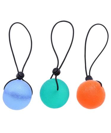 Magiclulu 3 STK Power Balls train stress balls stress balls grip ball fitness hand therapy pairs exercises squeezeball jelly ventilation ball fitness equipment gymnastics ball