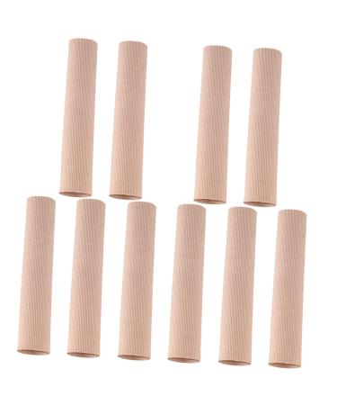 Healifty 10 pcs Soft Cushion Fabric Fingers S and Calluses Elastic Anti-friction Unisex Use Flexible Daily Cushions *cm Supple Breathable Protectors Portable Protects Hammer