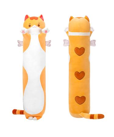 Mewaii 50cm Largo Gato de Peluche Almohada Suave de Gato de Animales Mu ecas de Peluche Gato Almohada Juguetes Regalo Para Ni os Brown cat 50 cm - Buy Online on GoSupps.com