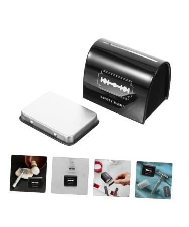 Buy Minkissy Portable Razor Blade Disposal Box - Safe & Convenient Barber-Shaving Storage for Stainless Steel Blades - Buy Online on GoSupps.com