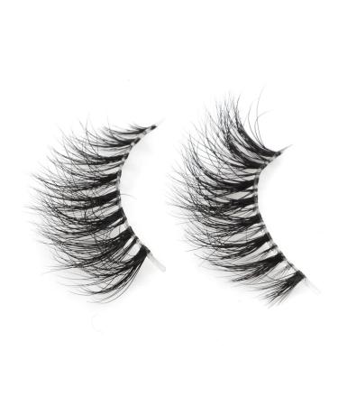 Arison 3D Handmade Siberian Mink Eyelashes - Natural Look with Transparent Band | 100% Handmade Artificial Lashes (1 Pair) - Perfect for International Shipping - Buy Online on GoSupps.com