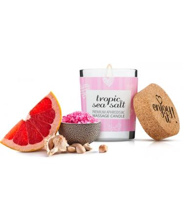 Massage candle 70 ml MAGNETIFICO ENJOY IT! TROPICAL FRUIT BLOSSOMS AND SEA SALT