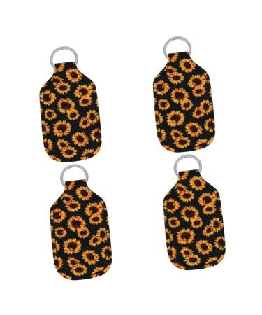 Lurrose 4pcs Keychain With Liquid Bottle Set Hand Soap Small Holder For Fabric Lipstick Set