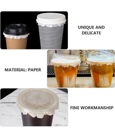 Operitacx Paper Coffee Cups Cup Sealer Film Roll 500Pcs Round Paper Leakproof Pads Paper Sealing Pads Beverage Paper Sealing Films for Cups 12cm/ 4.72inch (White) Cup Sealing Film Coffee Paper Cups 12X12X0.05CM - Buy Online on GoSupps.com