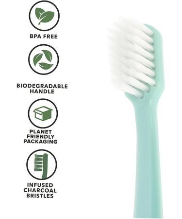 Hapinary 10-Pack Soft Toothbrushes for Daily Oral Hygiene - Compact Manual Toothbrushes for Bristle Tooth Care - Buy Online on GoSupps.com