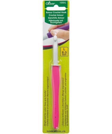 Clover Amour Crochet Hook - Size L/8.0mm - Buy Online on GoSupps.com