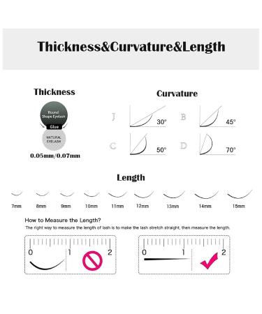 Costory Volume Eyelashes | Self-Fed Eyelash Fans | Professional 0.05mm Mega Extensions (11mm Curls) - International Shipping - Buy Online on GoSupps.com