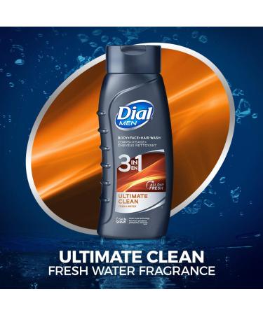 Dial for Men Ultimate Clean Body Wash & Hair Care - 2 Pack, 16 Fl. Oz Each - Buy Online on GoSupps.com