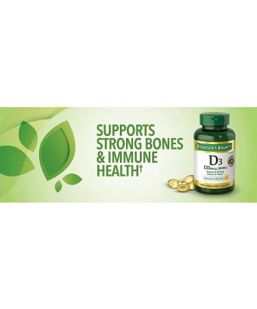 Nature's Bounty Immune Health Vitamin D3 5000 IU 400 Softgels - Buy Online on GoSupps.com