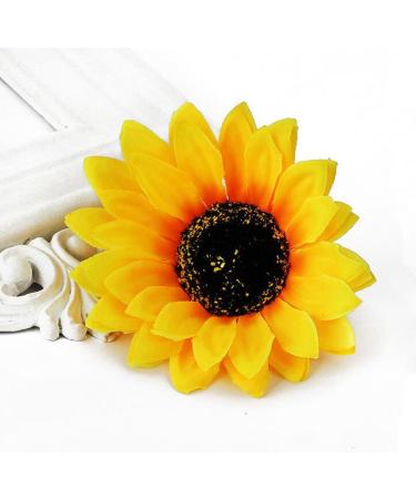 Buy Sunflower Hair Clips for Women & Girls - 6 Piece Set 3.9 cm Hairpins for Party Beach & Wedding Accessories - Buy Online on GoSupps.com