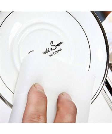 U-M All-Purpose Magic Cleaning Sponge Eraser Foam Household Cleaner Non-Scratch Scrub Sponge Pads for Kitchen White as shown - Buy Online on GoSupps.com