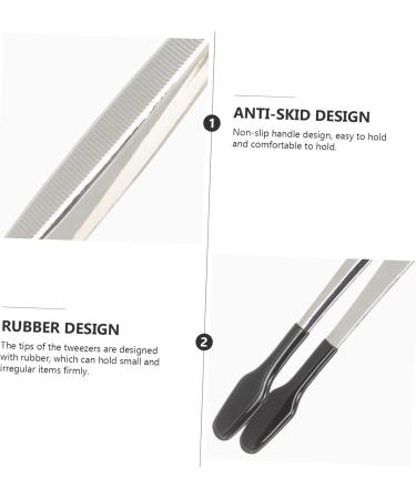 Doitool Flat Tweezers - Rubber Soldering Tweezette for Hair & Precision Grooming | International Shipping Available - Buy Online on GoSupps.com
