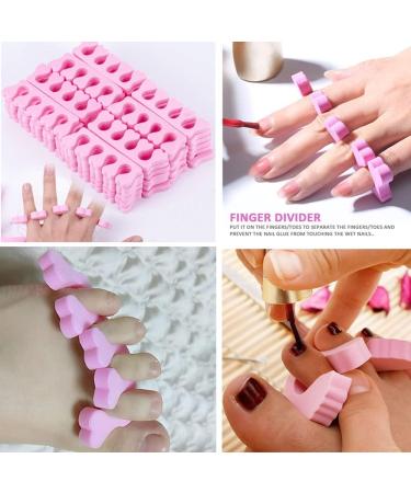 Sponge Toe Separator - 20 Pcs Nail & Toenail Separation Pad for Pedicure & Gel Application - Buy Online on GoSupps.com