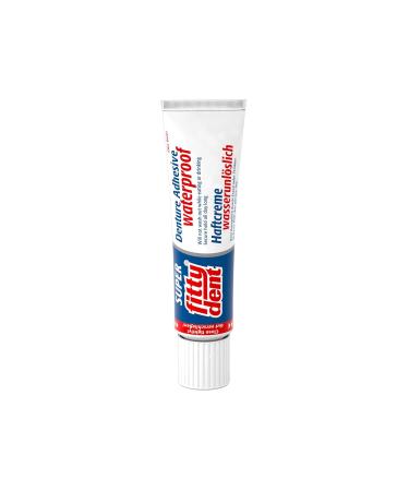 3x FITTYDENT Super Adhesive Cream 40g - Water-Insoluble Zinc-Free | International Shipping Available - Buy Online on GoSupps.com