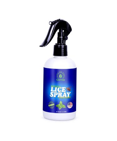 cuttio Lice Treatment Spray for Kids | Anti-Lice for Hair, Home, Furniture, Bedding, Non-Toxic | All Natural Ingredients 8oz