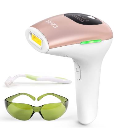 IPL Hair Removal for Women at-Home,Upgraded to 999,000 Flashes Painless Hair Remover,Facial Hair Removal Device for Armpits Legs Arms Bikini Line Pink