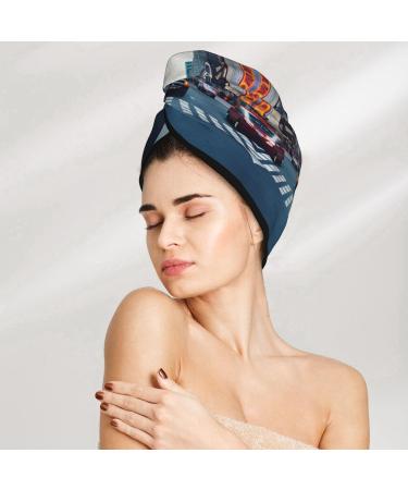 Buy New York City SamLng Coral Velvet Dry Hair Cap - Ideal for Home Travel Pool Parties & More | Fast International Shipping - Buy Online on GoSupps.com