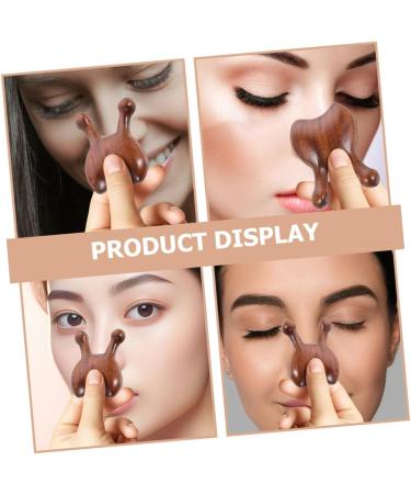 FRCOLOR Sandalwood Massage Comb & Eye Massager Set - 8-Piece Wooden Health Tools for Scalp & Nose Massage - 5.7x4.0x1.8cm - Buy Online on GoSupps.com