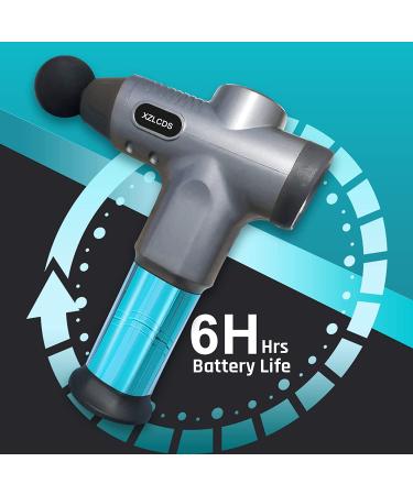Handheld Electric Massage Gun with 6 Heads & 20 Speed - Deep Tissue Muscle Massager - Buy Online on GoSupps.com
