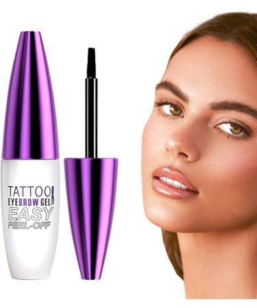 Brow Peel Off Tint Fuller Defined Brows Makeup Water & Smudge Proof Instant Brow Dye For Women Natural Coloring Brow Tint Smudge and Transfer Proof For Fuller And Defined Type02 - Buy Online on GoSupps.com