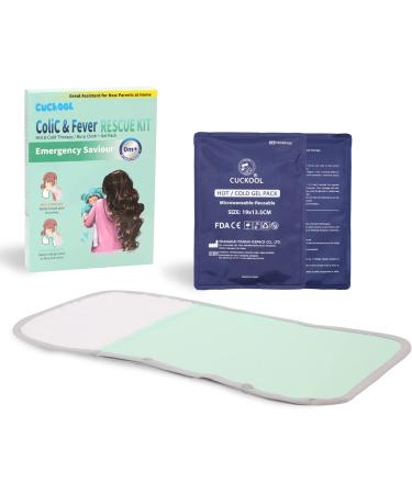 CUCKOOL Colic & Fever Rescue Kit with Hot/Cold Therapy Burp Cloths - 1 Set - Buy Online on GoSupps.com