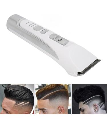 Electric Hair Trimmer Rechargeable Powerful Professional Hair Clippers for Salon Stylist (White) - Buy Online on GoSupps.com