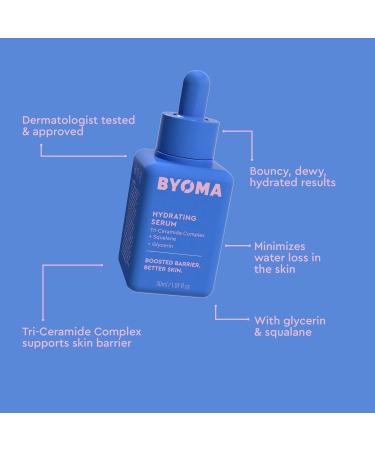 BYOMA Hydrating Serum 30ml - Intense Hydration for Glowing Skin - Buy Online on GoSupps.com