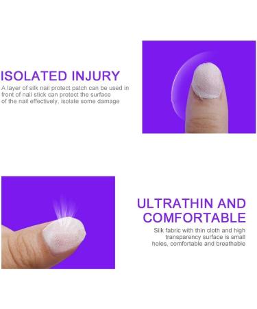 Nail Repair Silk - Adhesive Silk Nail Protector Stickers Nail Wrap Reinforce UV Gel Nail Tool - Buy Online on GoSupps.com